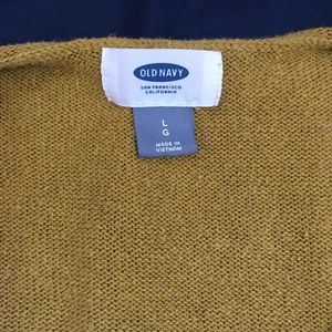 Yellow oversized sweater Old Navy